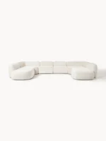 Modulares Sofa Wolke XL in Plüsch-Boulette – Bild 3