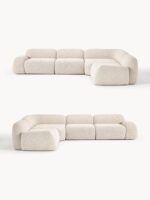 Modulares 4-Sitzer-Ecksofa Wolke aus Bouclé-Stoff – Bild 3