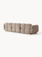 Modulares 4-Sitzer-Sofa Tayla aus Plüsch-Bouclé-Stoff – Bild 5