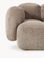 Modulares 4-Sitzer-Sofa Tayla aus Plüsch-Bouclé-Stoff – Bild 6