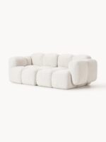 Modulares 3-Sitzer-Sofa Tayla aus Bouclé-Stoff – Bild 2