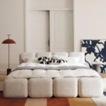 Tayla Plush-Boulette Steppbett mit Stauraum