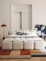 Tayla Plush-Boulette Steppbett mit Stauraum