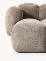 Modulares 3-Sitzer-Sofa Tayla aus Plüsch-Bouclé mit Ottomane – Bild 7