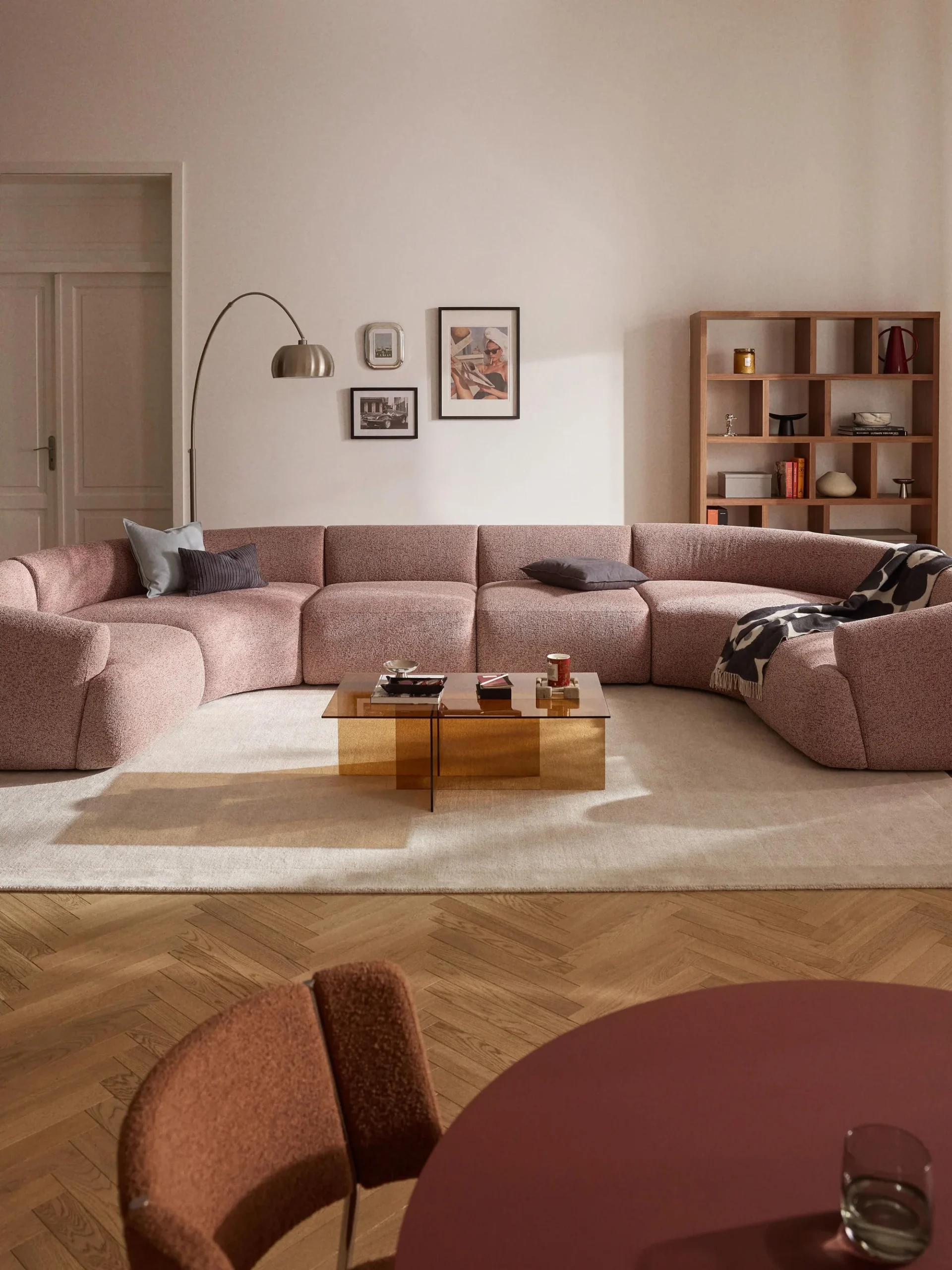 i1 Sofia XL Modulares Bouclé-Sofa – Bild 1