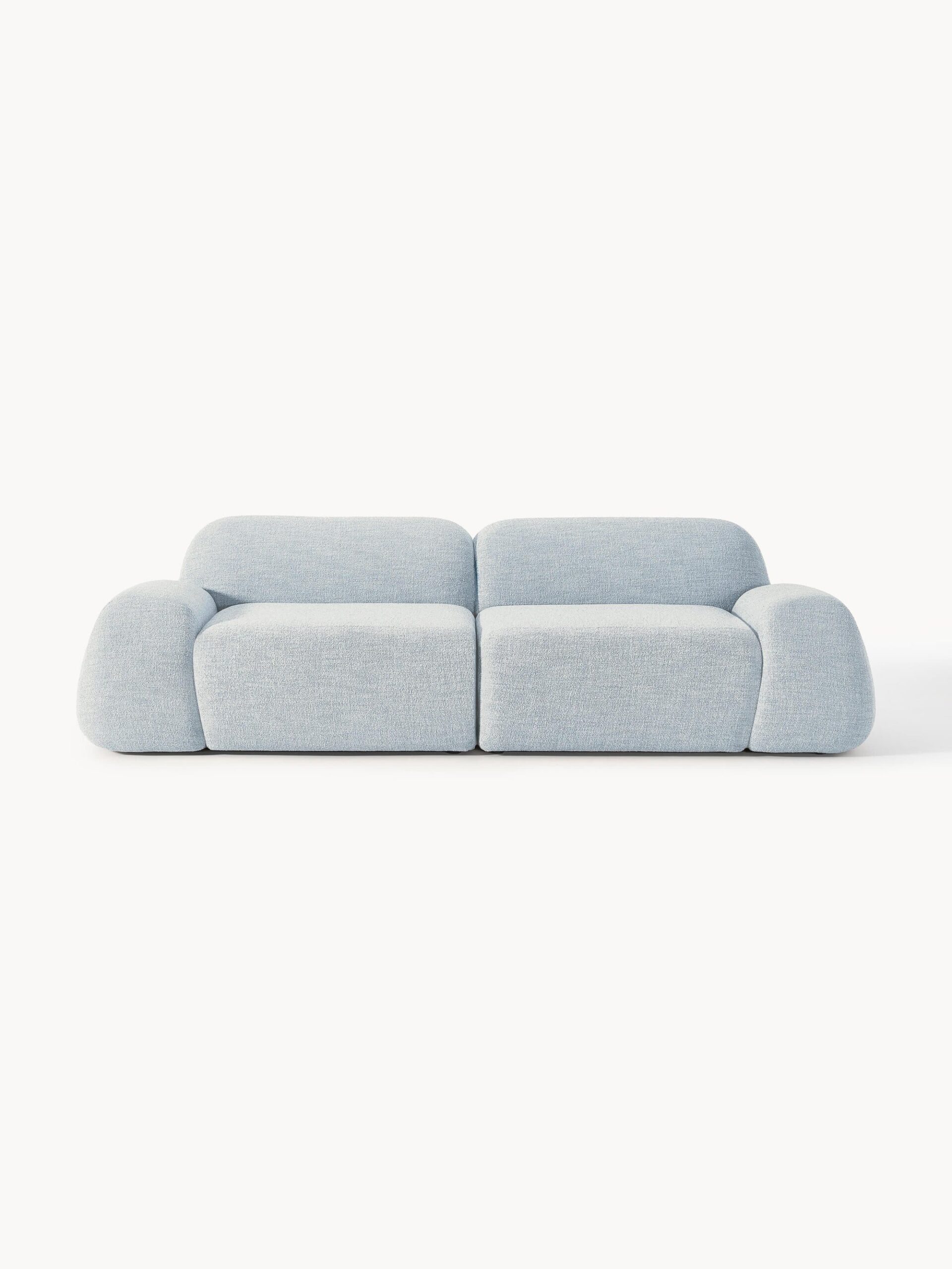 i1 Modulares 3-Sitzer-Sofa Wolke aus Bouclé-Stoff – Bild 1
