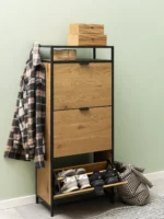 Seaford Schuhschrank aus Holz – Bild 3