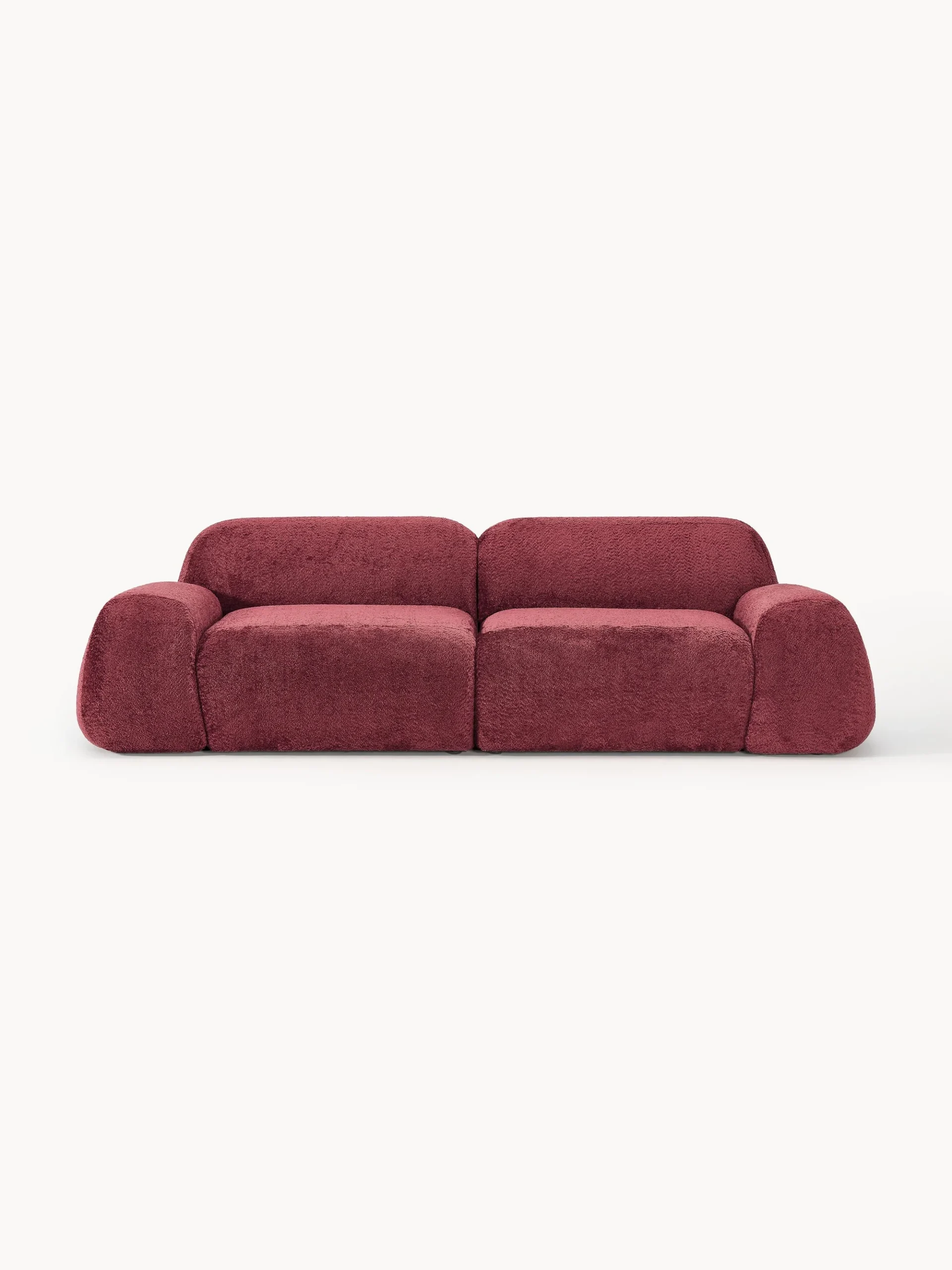 o1 Modulares 3-Sitzer-Sofa Wolke aus Plüsch-Bouclé – Bild 1