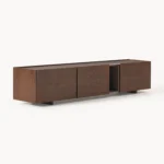 Larsen niedriger Holzschrank