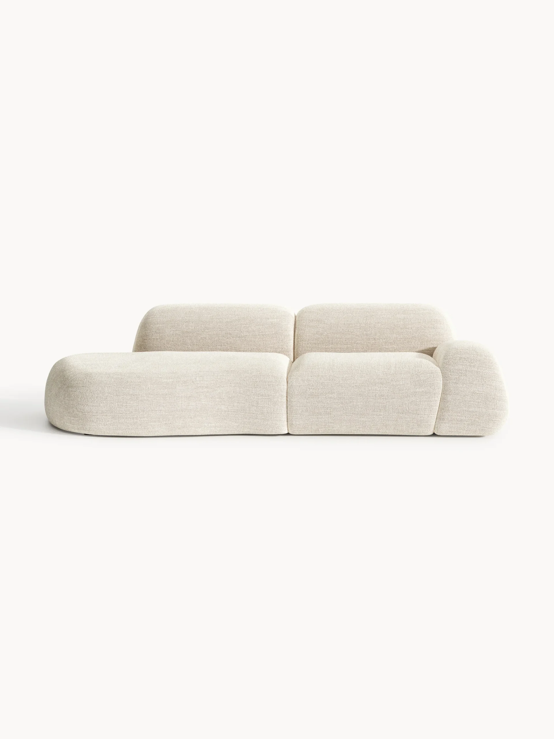 o1 Modulares 3-Sitzer-Sofa Wolke aus Bouclé-Stoff – Bild 1