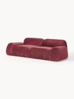 Modulares 3-Sitzer-Sofa Wolke aus Plüsch-Bouclé – Bild 7