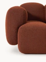 Modulsofa Tayla, 4-Sitzer, aus Bouclé-Stoff mit Hocker – Bild 7