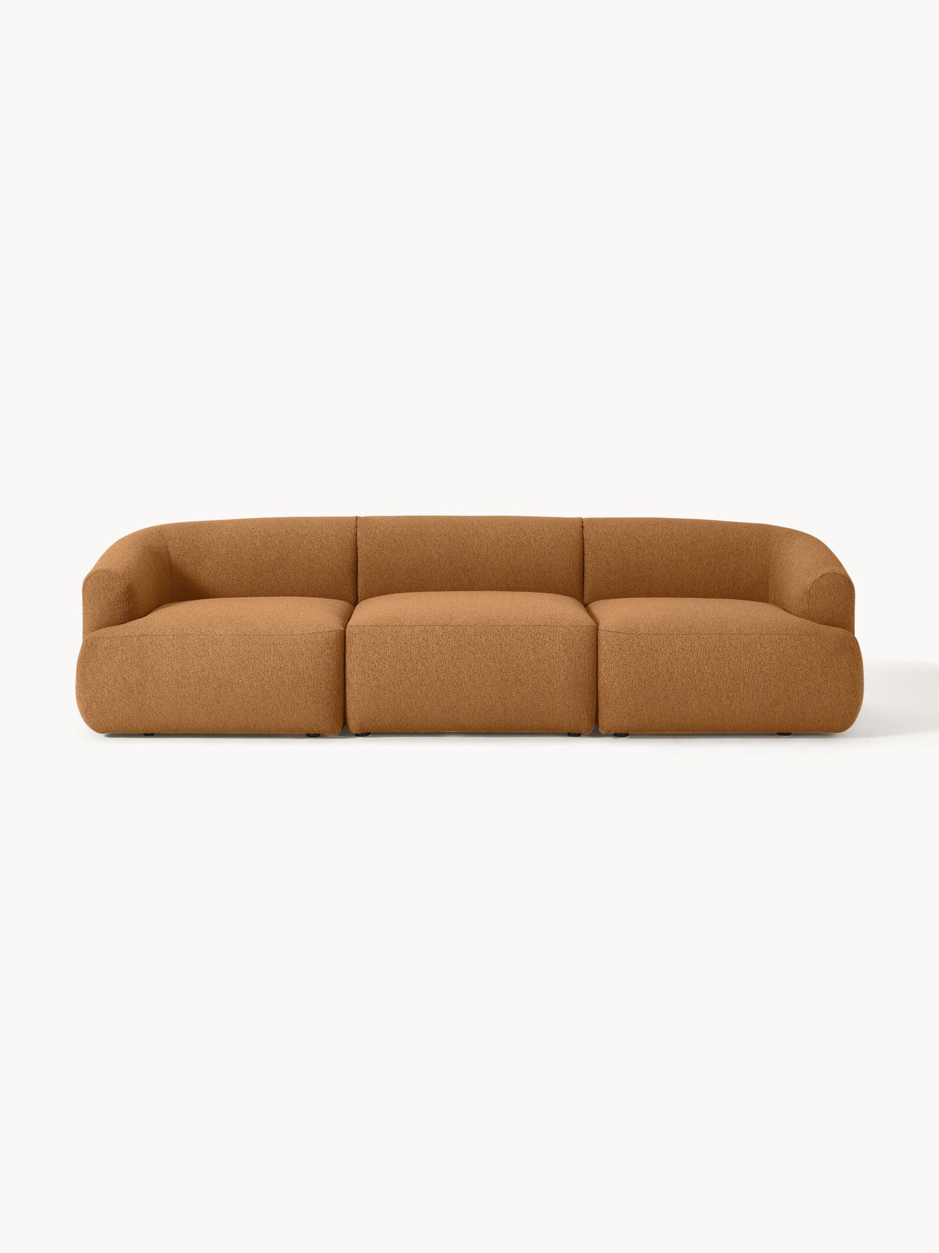 u1 Modulares 3-Sitzer-Sofa Sofia aus Bouclé-Stoff – Bild 1