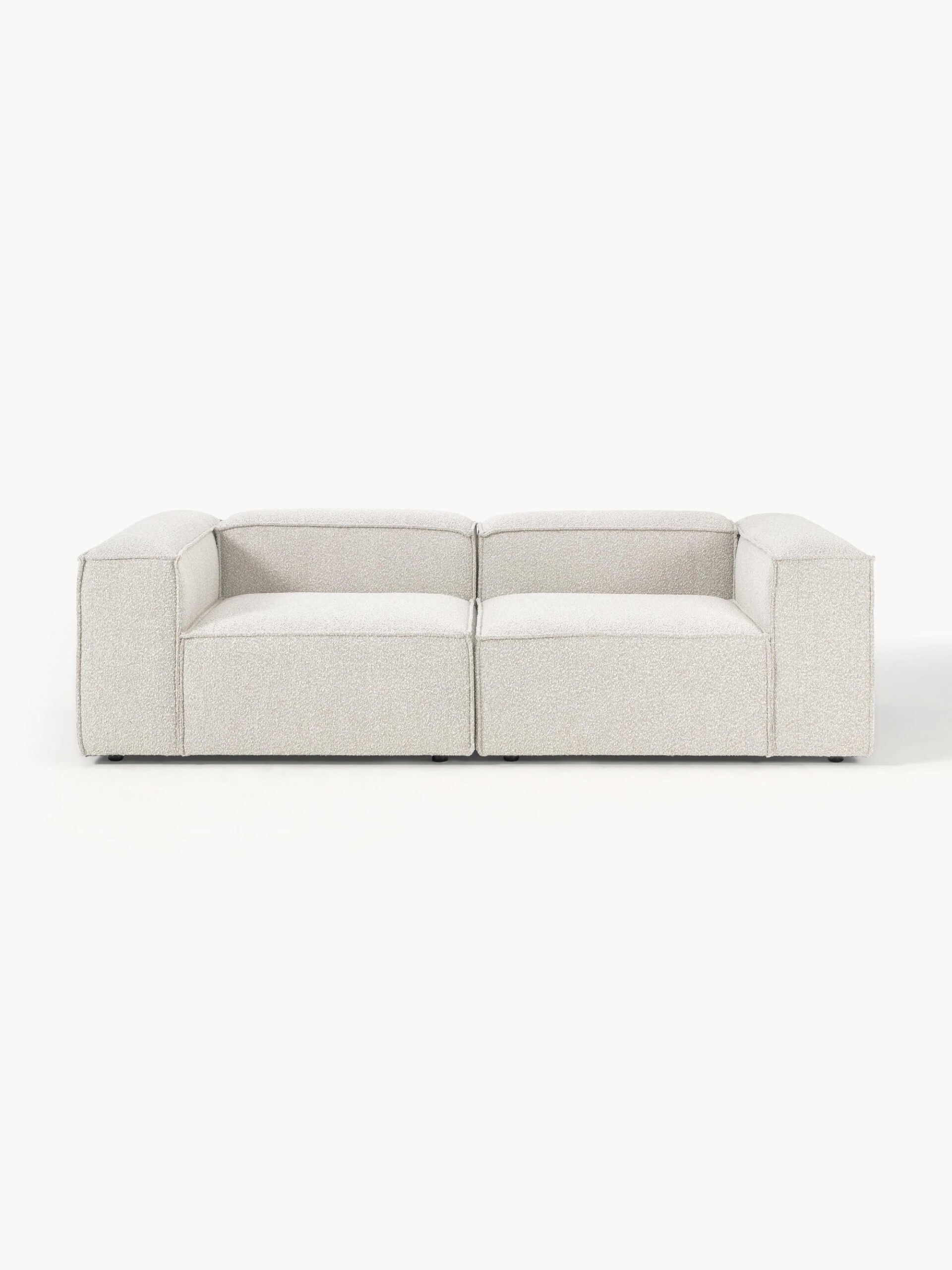y1 Lennon 3-Sitzer-Modulsofa aus Bouclé-Stoff – Bild 1