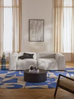 Lennon 3-Sitzer-Modulsofa aus Bouclé-Stoff – Bild 2