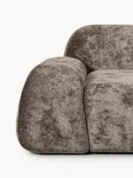 Modulares 3-Sitzer-Sofa Wolke aus Plüsch-Bouclé – Bild 5