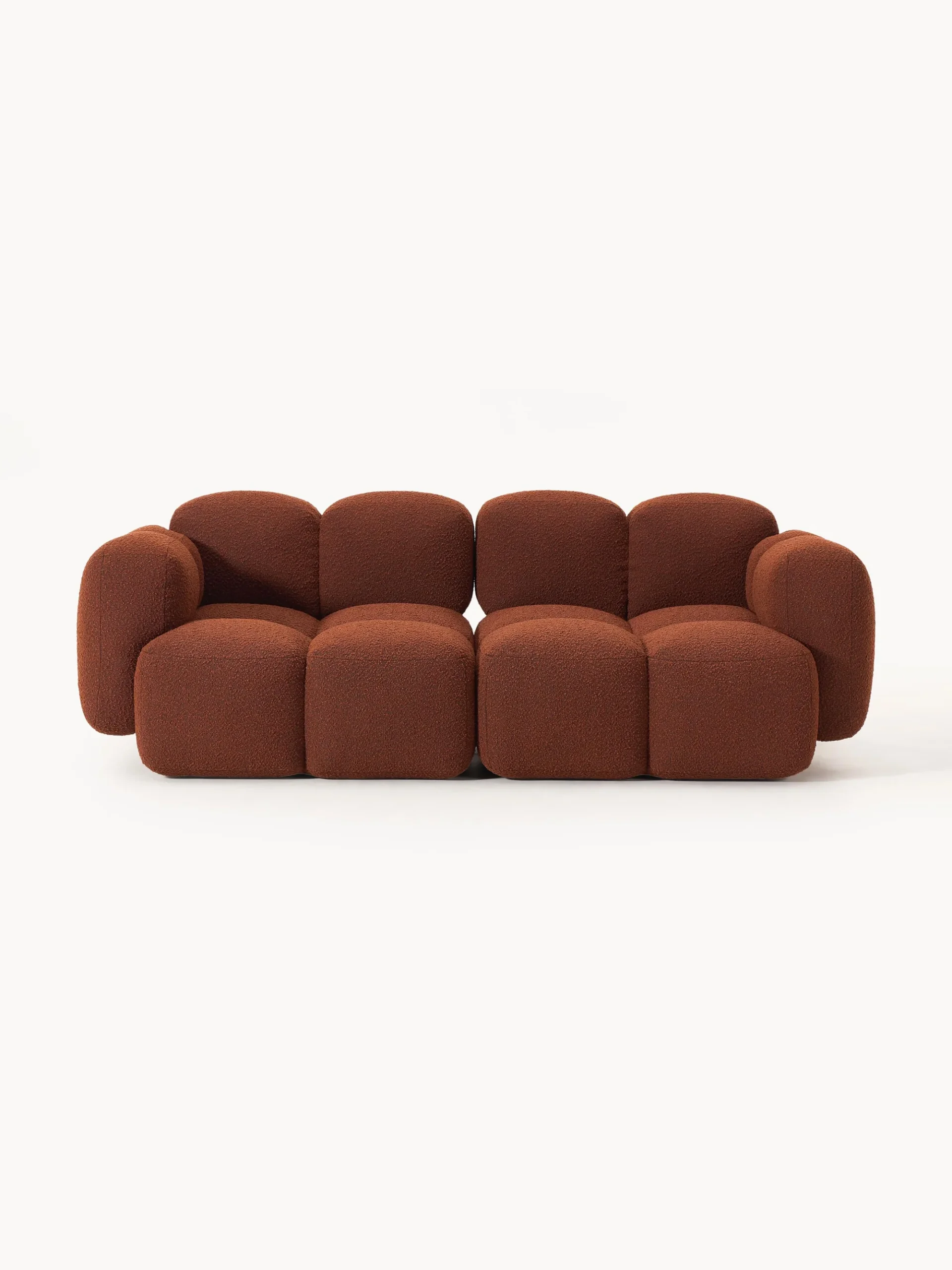 z1 Modulares 3-Sitzer-Sofa Tayla aus Bouclé-Stoff – Bild 1