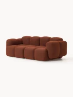 Modulares 3-Sitzer-Sofa Tayla aus Bouclé-Stoff – Bild 3