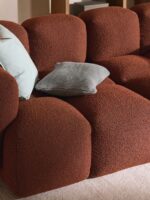 Modulares 3-Sitzer-Sofa Tayla aus Bouclé-Stoff – Bild 9