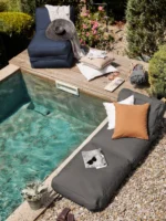 Aufklappbarer Gartenstuhl mit Liegefunktion – Bild 2