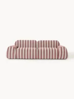 Wolke 3-Sitzer Modulsofa aus Plüschstoff