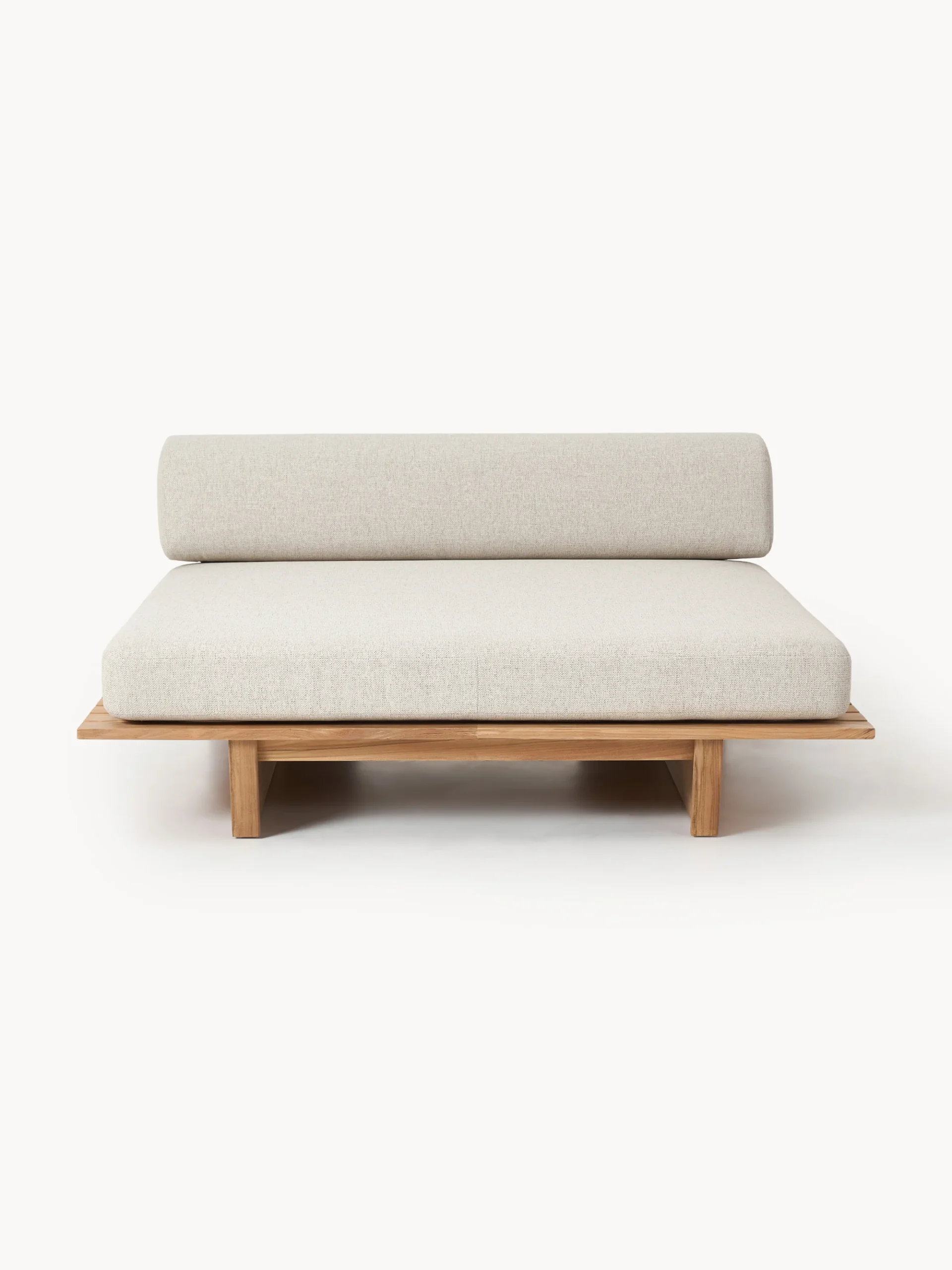 w1 Eiko Teak-Doppelgarten-Tagesbett – Bild 1