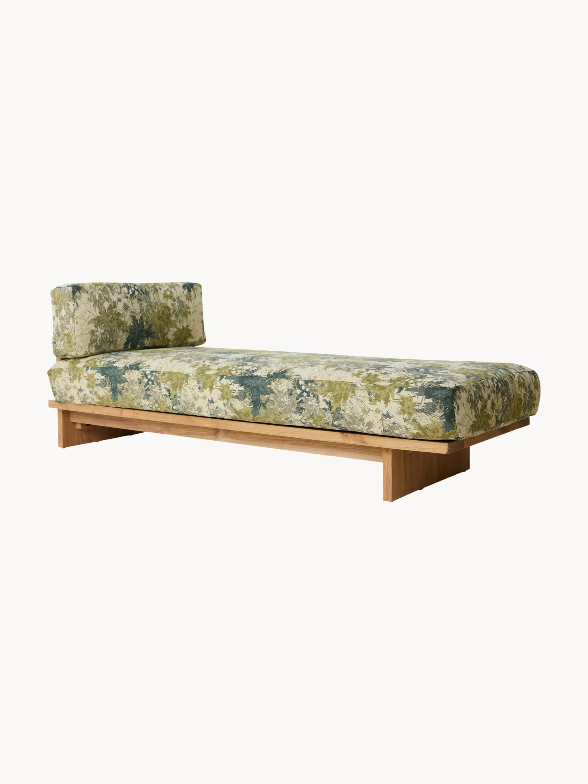 x1 Botanisches Teak-Garten-Tagesbett – Bild 1